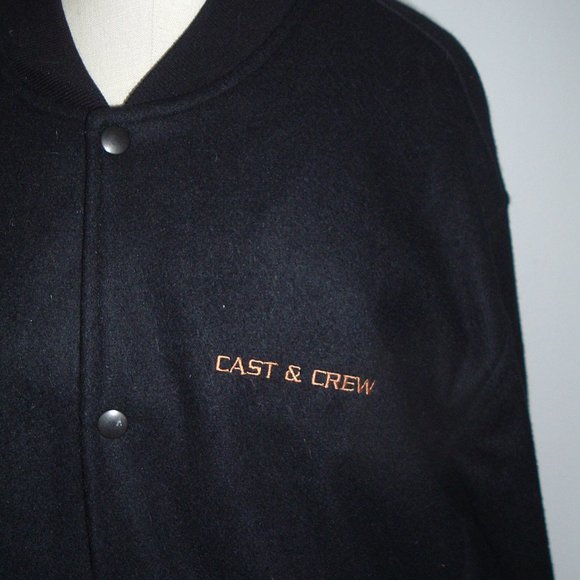 Crusade Babylon 5 Film Crew wool bomber jackets Sichel M Vintage tv series - Picture 2 of 9